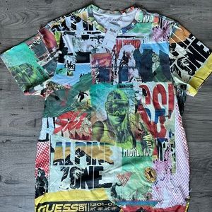 Men’s Guess XL surf/snowboard graphic tee